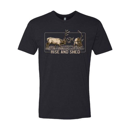 Sparring Elk - Black Shirt