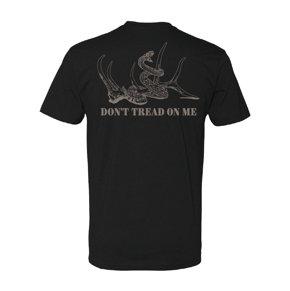 Don't Tread on Me - Black - T Shirt