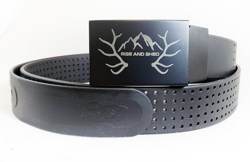 RISE AND SHED BLACK BELT BUCKLE